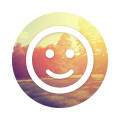 Logo Open FM / Happy